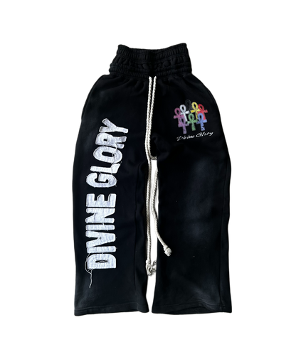 "Obsidian" Double Waisted Sweats