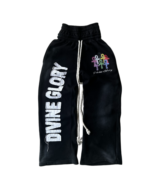 "Obsidian" Double Waisted Sweats