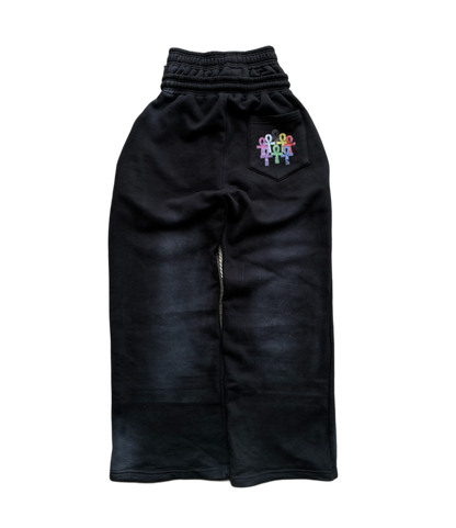 "Obsidian" Double Waisted Sweats